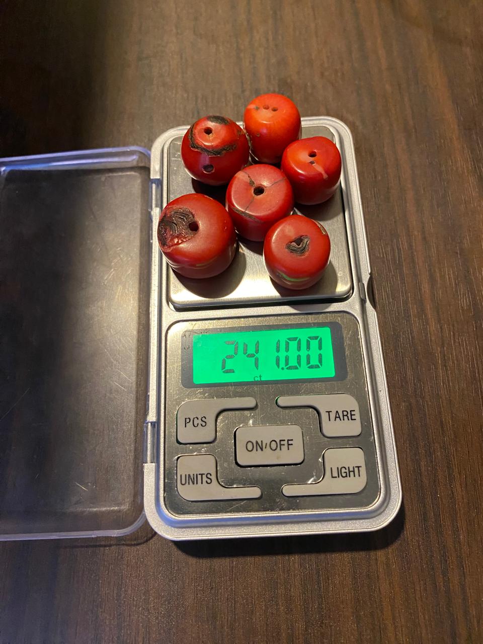 Coral 6 Pcs LOT 240+ Carats