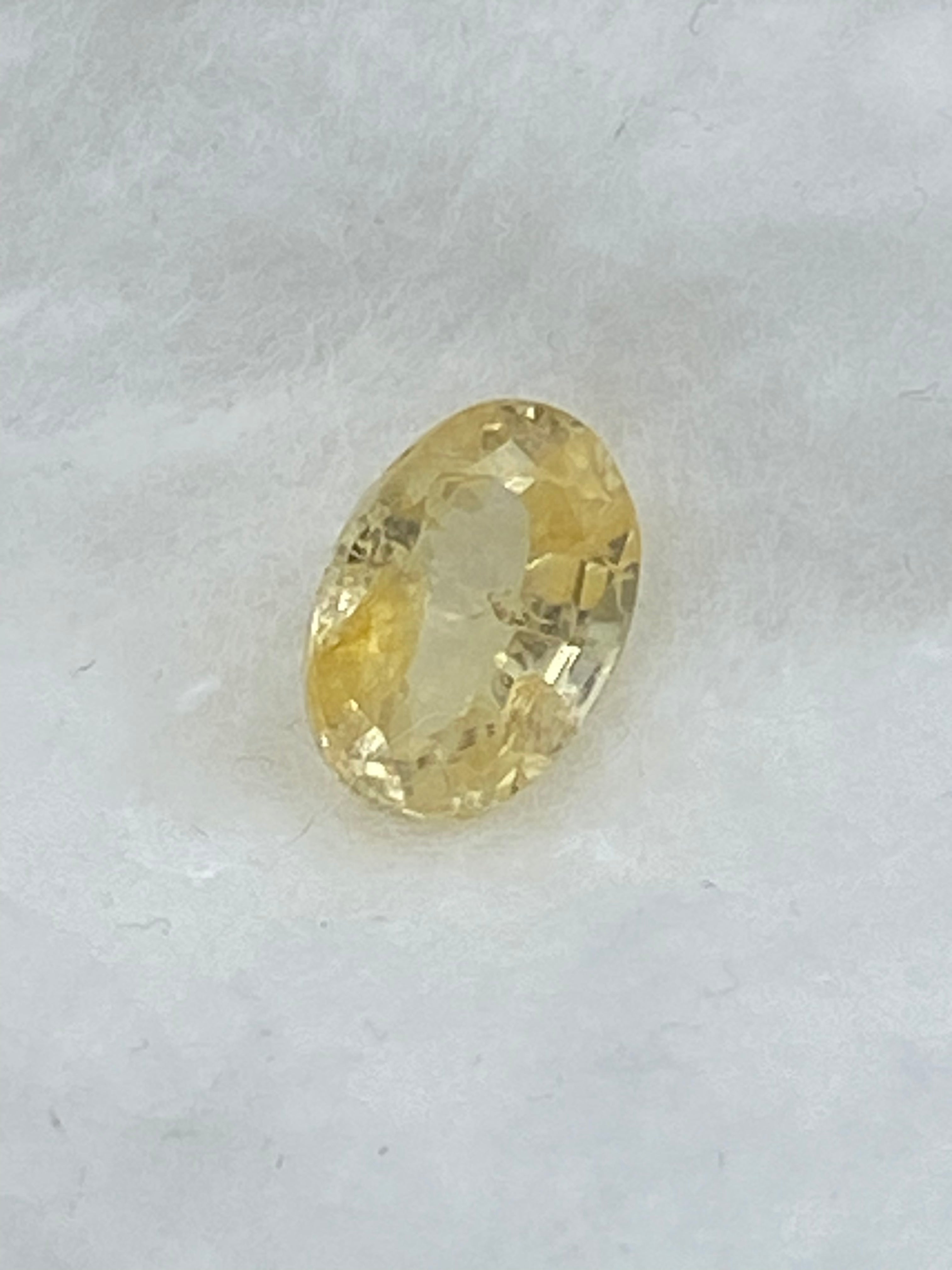 Yellow Sapphire 2.20 Carats